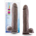 Big John Realistic Brown Dildo with Balls 11.5inch