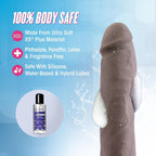 Big John Realistic Brown Dildo with Balls 11.5inch - image 6