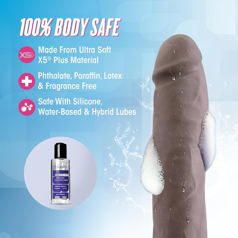 Big John Realistic Brown Dildo with Balls 11.5inch - image 6