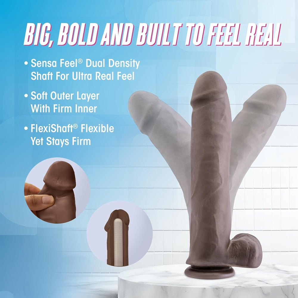 Big John Realistic Brown Dildo with Balls 11.5inch - image 7