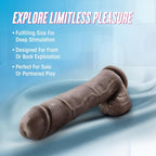 Big John Realistic Brown Dildo with Balls 11.5inch - image 8