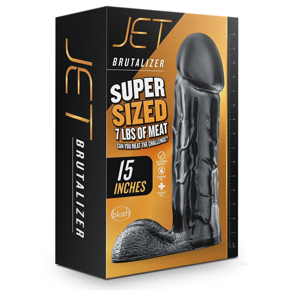 Blush Jet Brutalizer Black Huge dildo 38cm - image 5