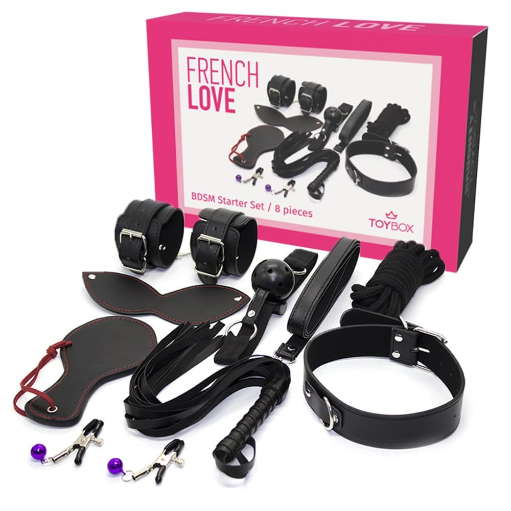 TOYBOX French Love BDSM set with 8 toys Κύρια εικόνα προϊόντος
