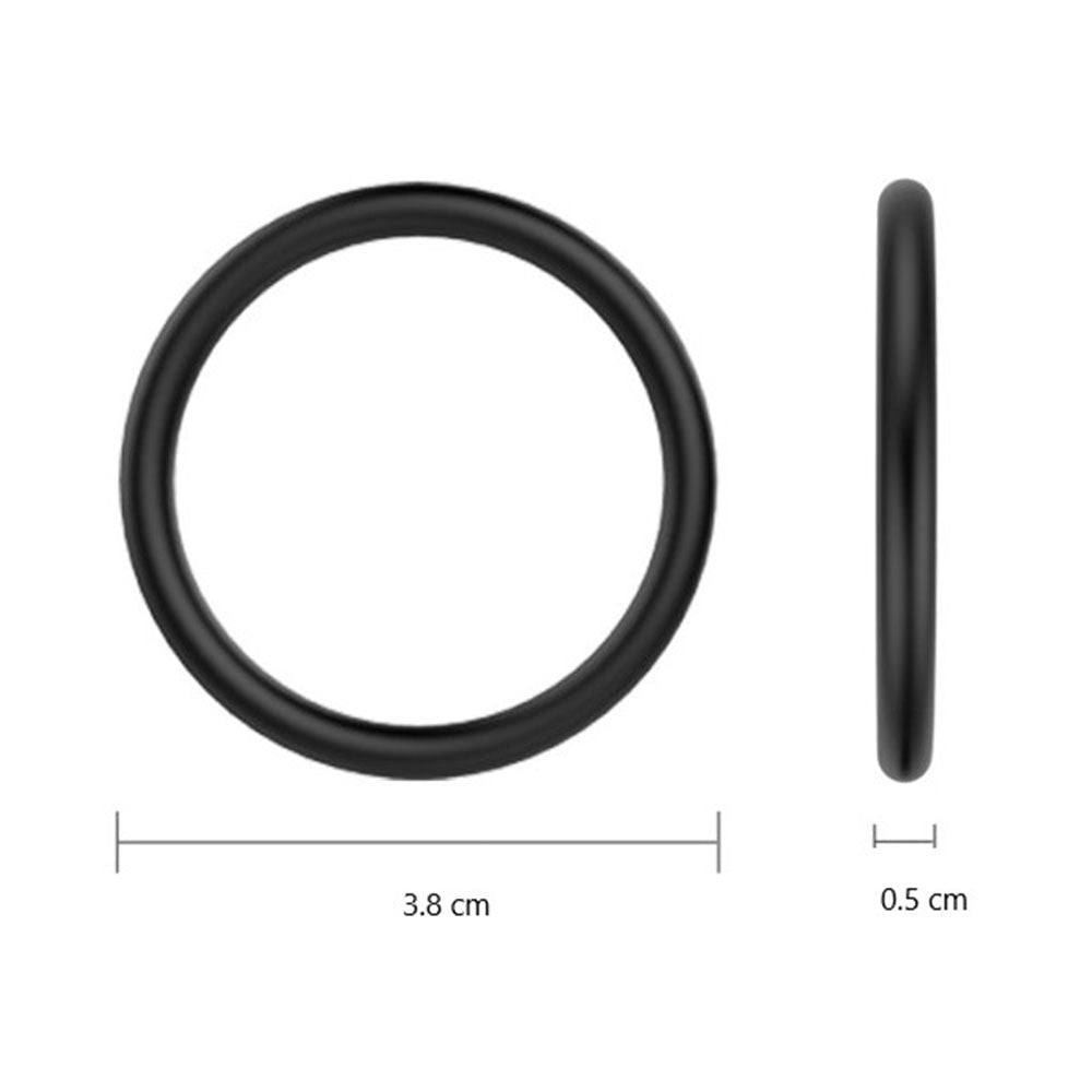 Small stretchy silicone penis ring 3.8 cm