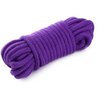 BDSM 5 Meter Cotton Rope with Metal Head PURPLE - image 6