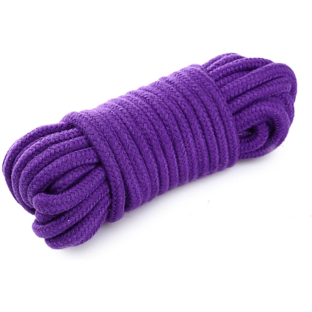 BDSM 5 Meter Cotton Rope with Metal Head PURPLE - image 6