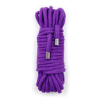 BDSM 5 Meter Cotton Rope with Metal Head PURPLE
