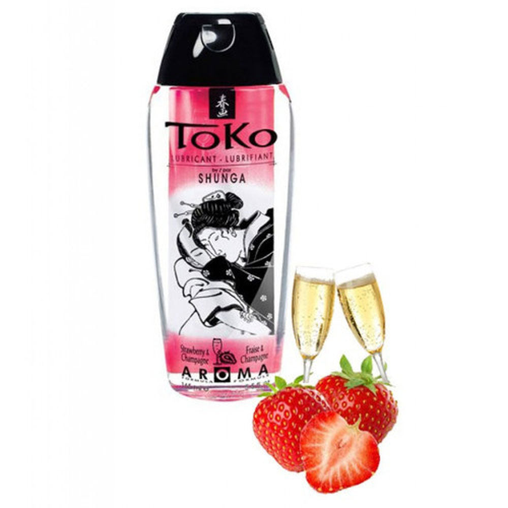 Shunga Toko Strawberry Flavored Water Based Lubricant 165ml Κύρια εικόνα προϊόντος