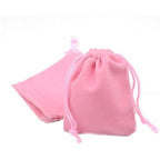Drawstring Satin Bag Pink 30*10cm