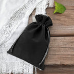 Protective Black velvet pouch bag 20x15 cm - image 3