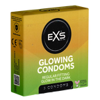 EXS Glow in The Dark Condoms 3 Pack - image 2