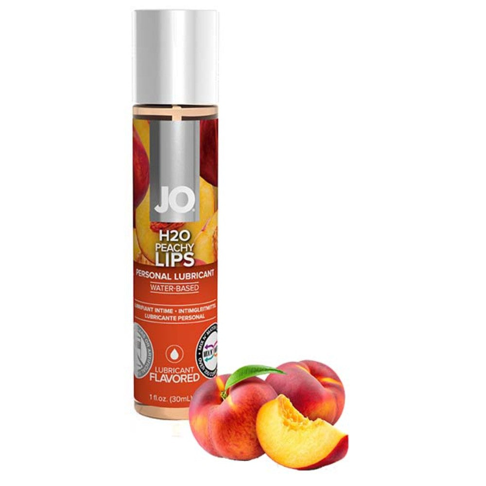 System JO Peachy Lips Flavored Water Based Lubricant 30 ml