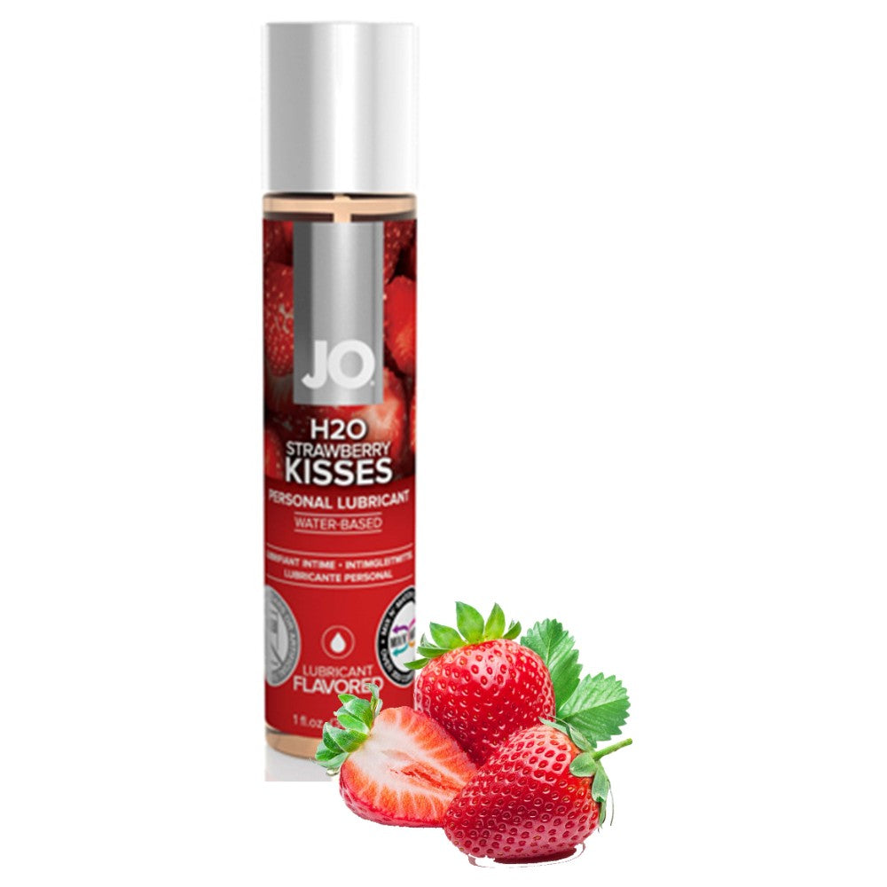 System JO Strawberry Kiss Flavored Water Based Lubricant 30 ml Κύρια εικόνα προϊόντος