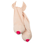 Plush boob scarf with a pink nipple at either end - image 5