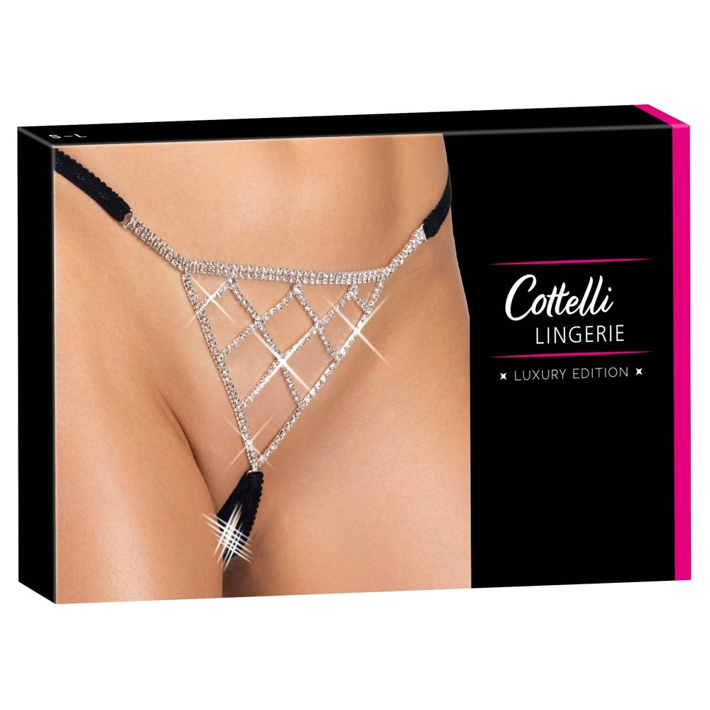 Cottelli seductively crotchless black string