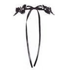 Embroidered choker in a lace look