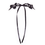 Embroidered choker in a lace look