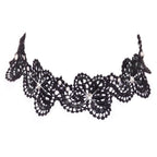 Embroidered choker in a lace look - image 2