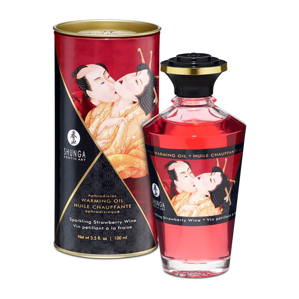 Shunga Intimate Kisses Aphrodisiac Oil Strawberry 100ml