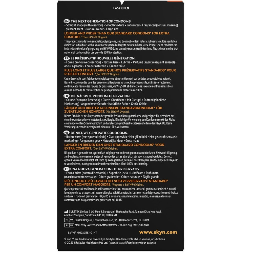 SKYN King Size Condoms 10pcs - image 2