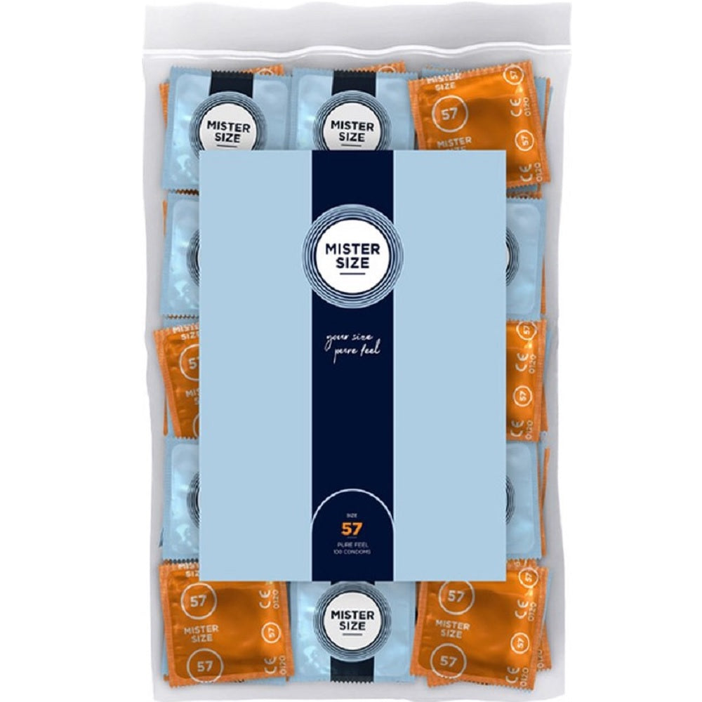 Mister Size 57mm condoms 100 pieces Δευτερεύουσα εικόνα προϊόντος