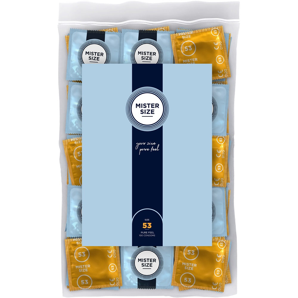 Mister Size 53mm condoms 100 pieces Κύρια εικόνα προϊόντος