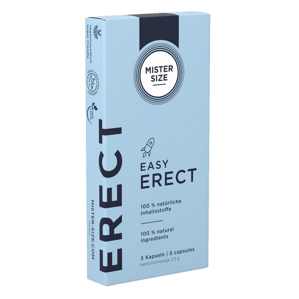 Mister Size Easy Erect 5 Capsules Κύρια εικόνα προϊόντος