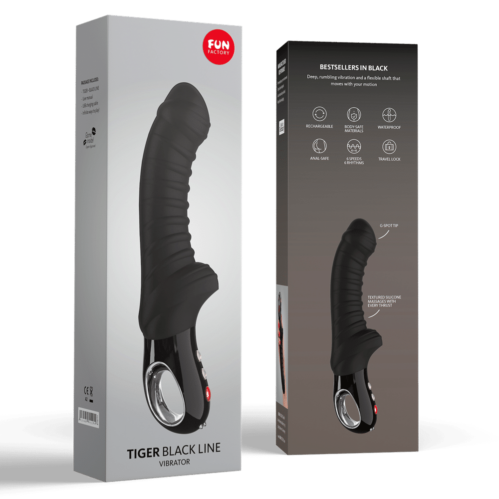 Fun Factory Tiger G-spot Vibrator Black Κύρια εικόνα προϊόντος