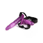 Vibrating Strap on Duo Purple - image 2