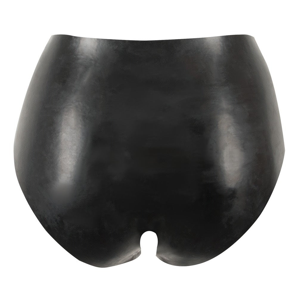Sharon Sloane Latex Open Crotch Hot Pants - image 4