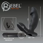 Cock Shaped Anal Silicone vibrator
