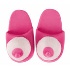 Pink Plush Boobs Slippers - image 3