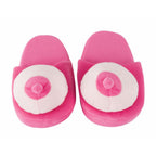 Pink Plush Boobs Slippers - image 4