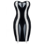 Astrid Provocative Black Mini Dress - image 4