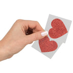 Sparkling Red Heart Nipple Stickers - image 4