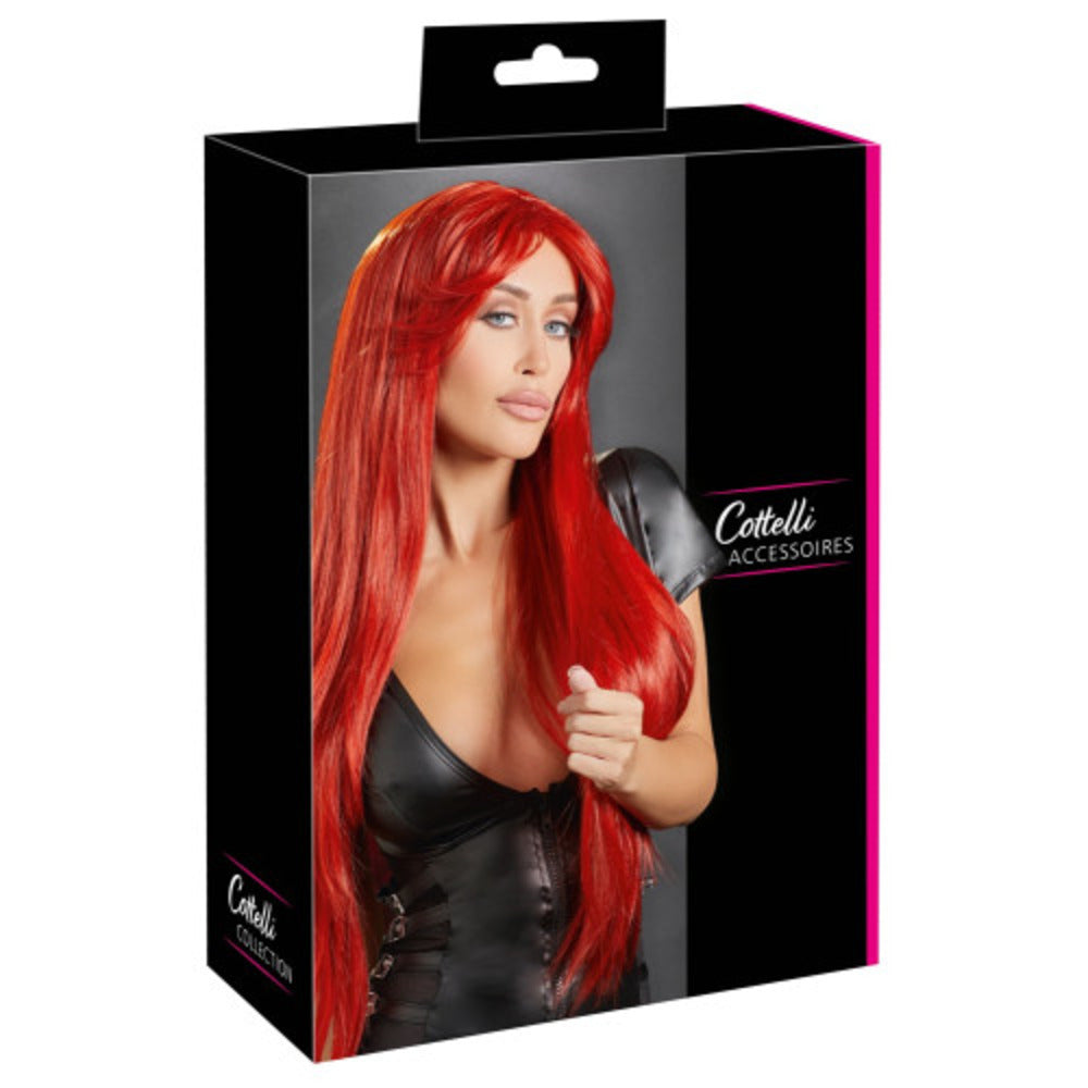 Long Straight Red Wig Κύρια εικόνα προϊόντος