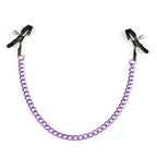 Adjustable Nipple clamps with Purple Chain - image 4