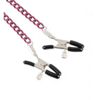 Adjustable Nipple clamps with Purple Chain - image 6