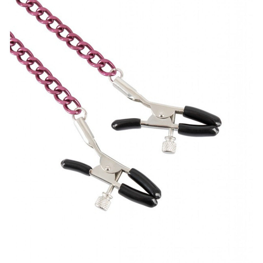 Adjustable Nipple clamps with Purple Chain - image 6