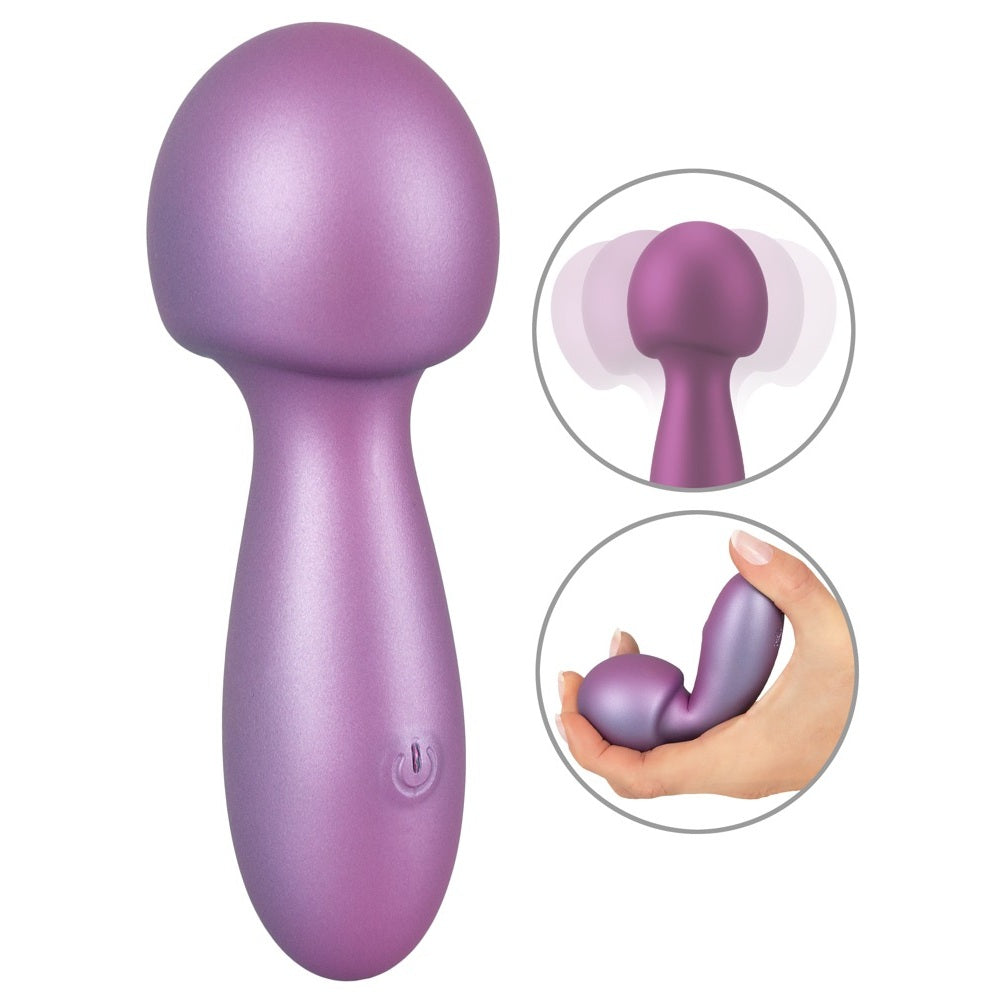 Sweet Smile flexible mini silicone wand vibrator - image 2