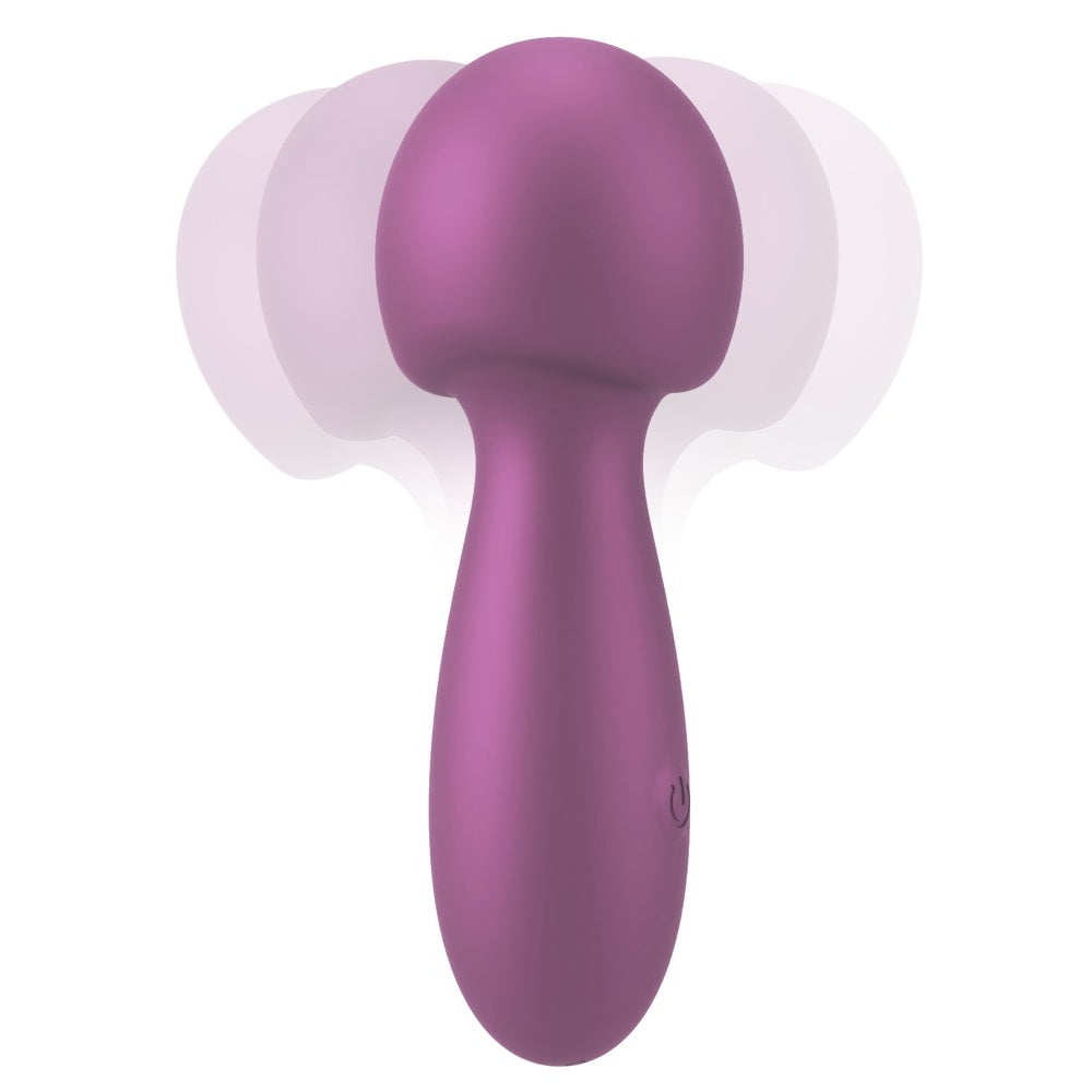 Sweet Smile flexible mini silicone wand vibrator - image 5