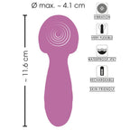 Sweet Smile flexible mini silicone wand vibrator - image 9