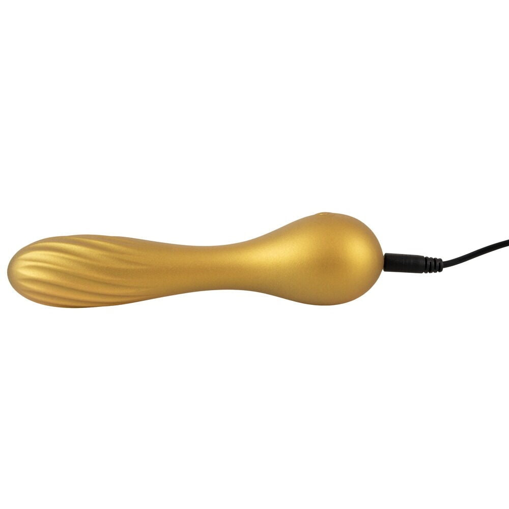 Sweet Smile flexible swirl golden classic vibrator - image 9