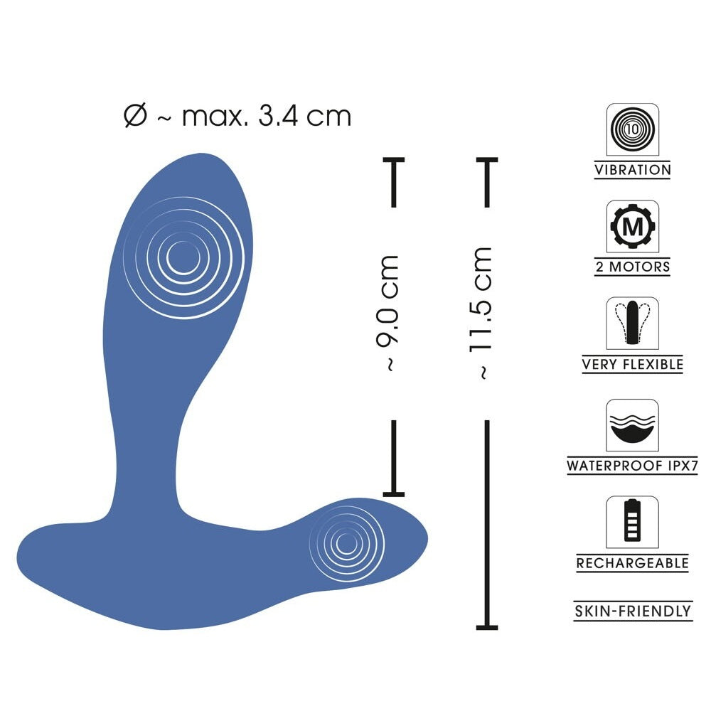 Sweet Smile silicone vibratig flexible butt plug - image 6