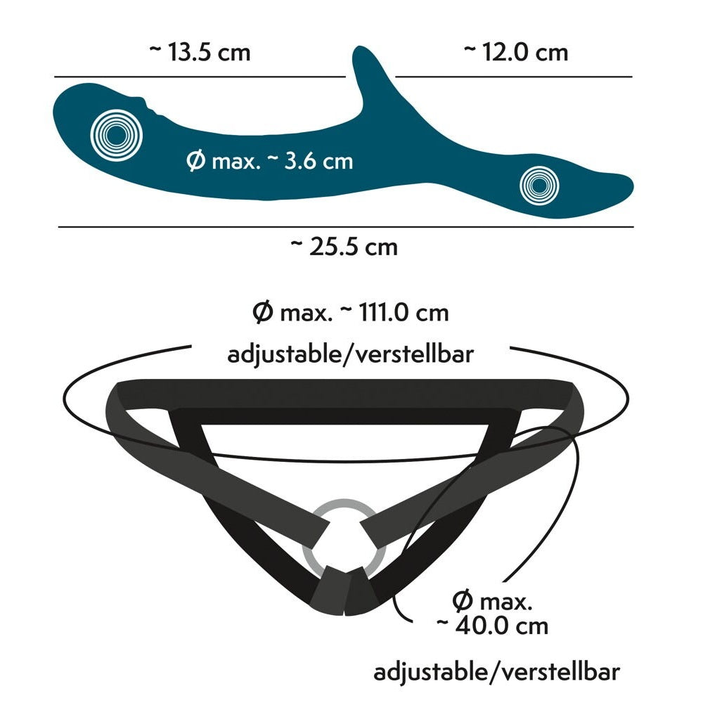 Strap-On Set harness with wireless remote controlled dildo - image 6