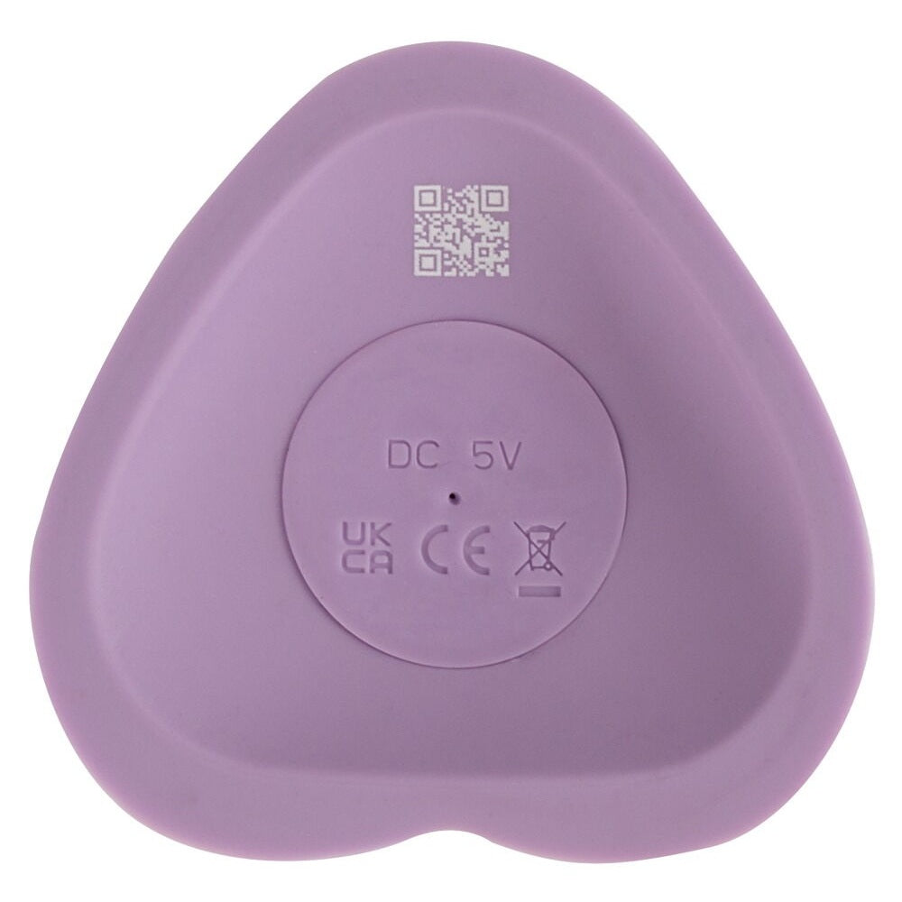 Heart Guy Purple Silicone Dildo Vibrator Δευτερεύουσα εικόνα προϊόντος