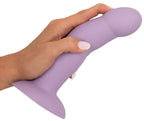 Heart Guy Purple Silicone Dildo Vibrator - image 9