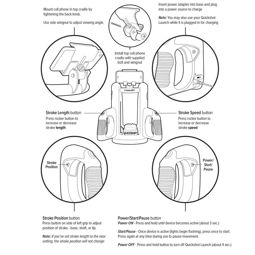 Fleshlight Quickshot Launch Automatic Masturbator