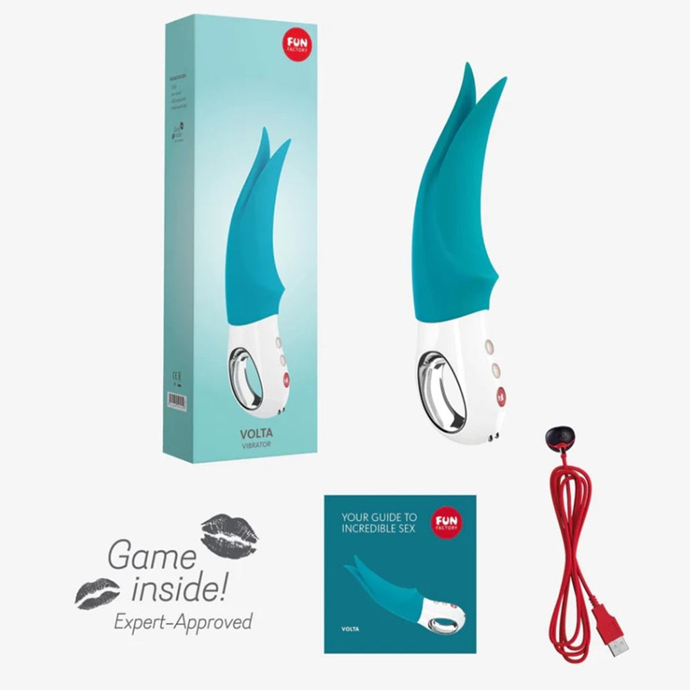 Fun Factory Volta Rechargeable Silicone Vibe Petrol - image 3