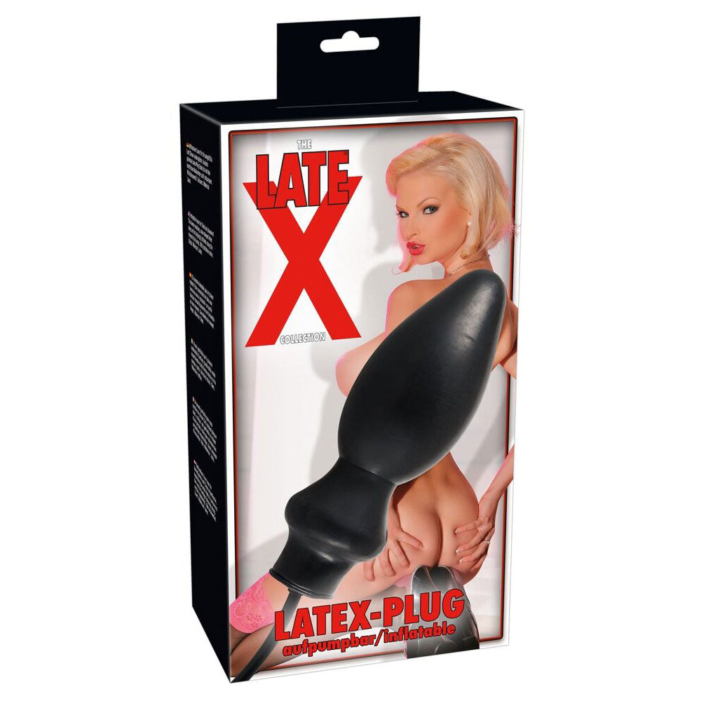 Inflatable Latex Anal Plug